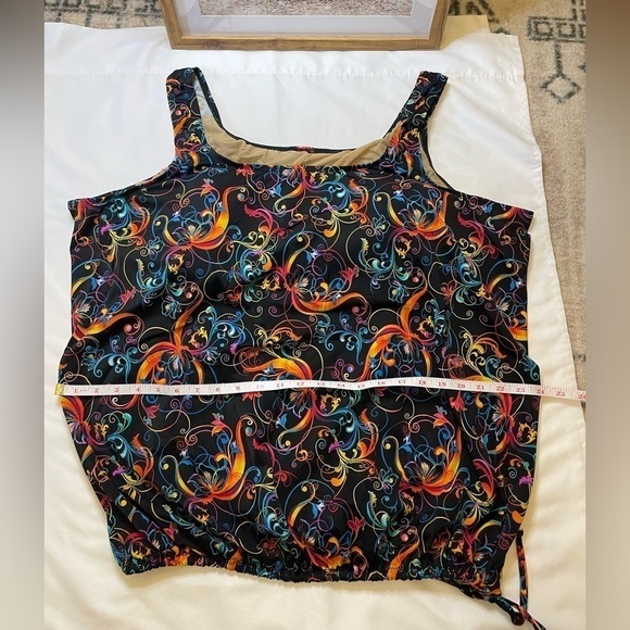 T.H.E Blouson Day Dreaming Tangerine swim top - Picture 7 of 11